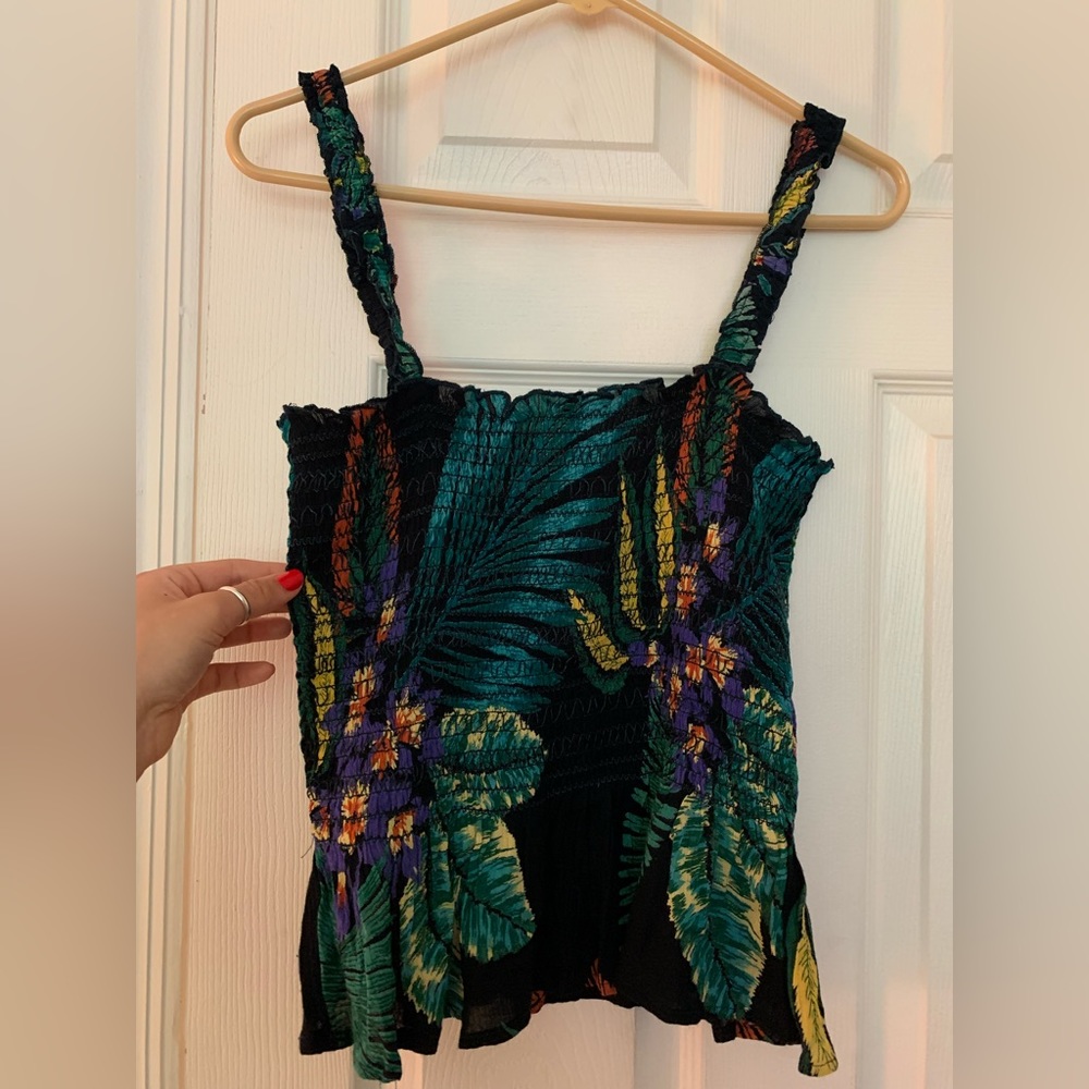 Peplum summer tank
